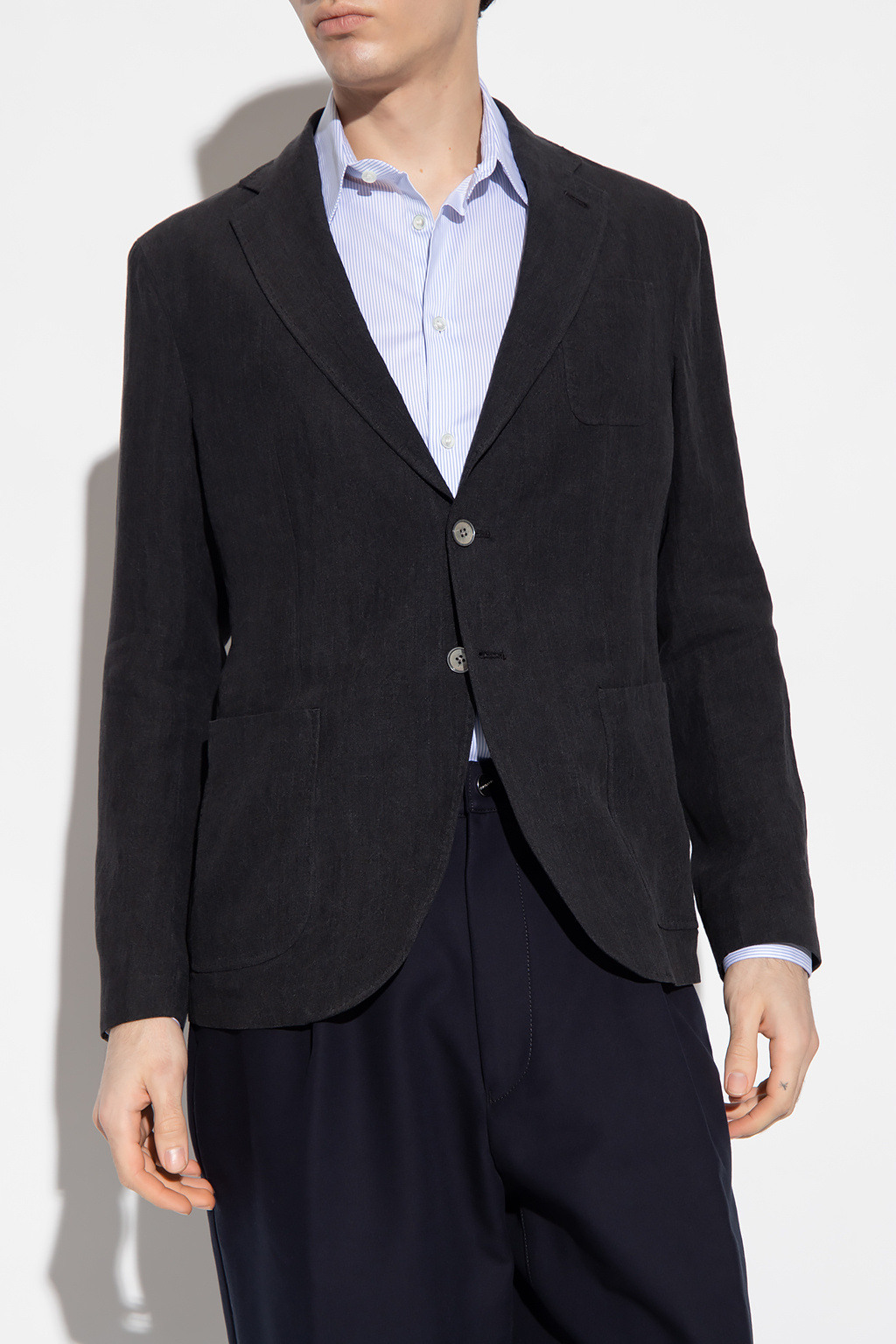 Emporio Armani Linen blazer | Men's Clothing | Tongs EA7